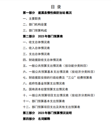 2023年遂溪县慢性病防治站部门预算